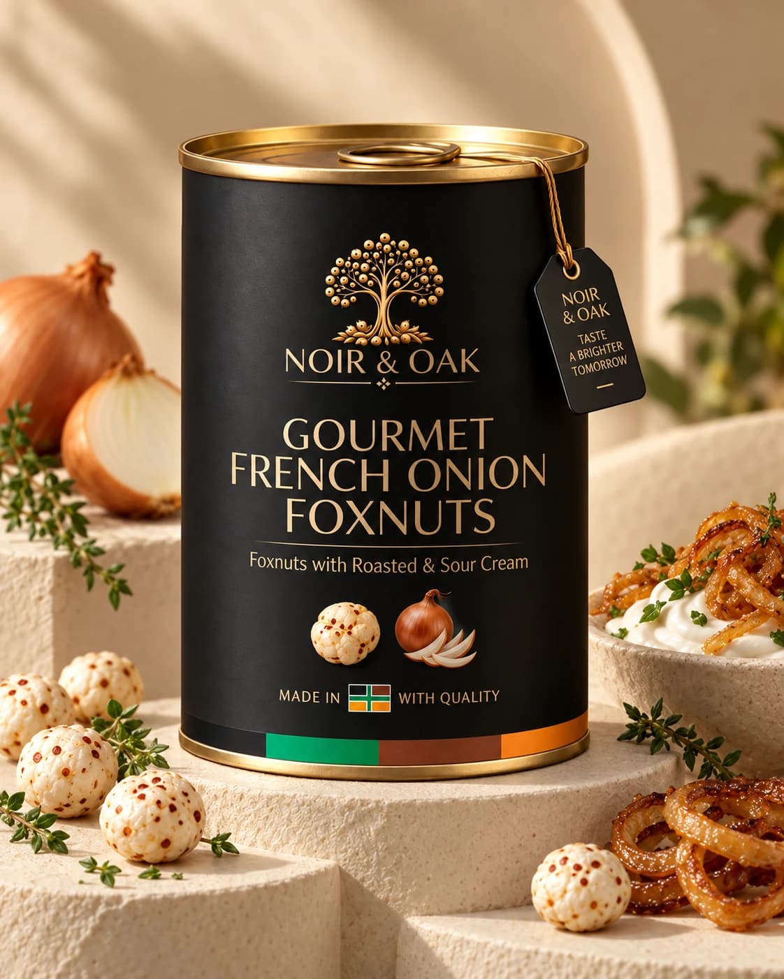NOIR & OAK Gourmet French Onion Foxnuts